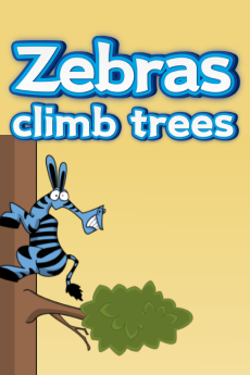 Zebras climb trees
