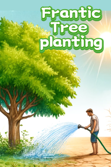 Frantic tree planting